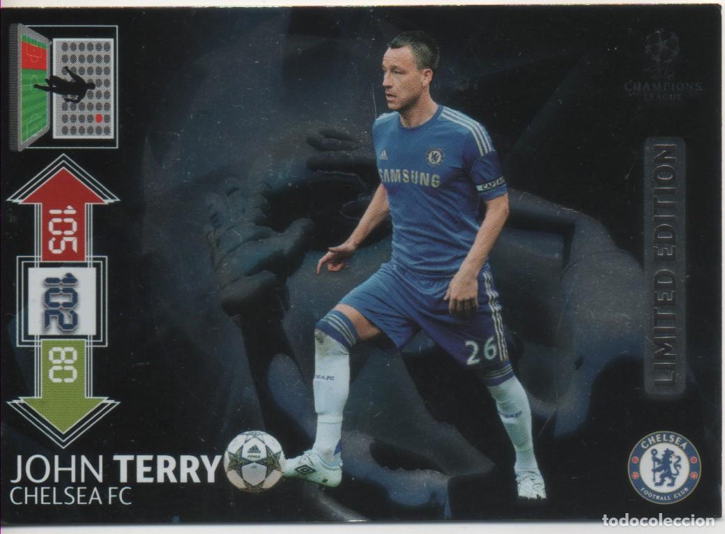 Trading cards: John Terry (Chelsea) Limited Edition Adrenalyn XL Champions 2012-13 Panini