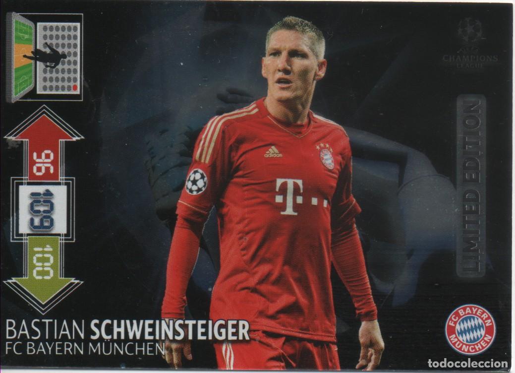 Trading cards: Schweinsteiger (Bayern Munich) Limited Edition Adrenalyn XL Champions 2012-13 Panini