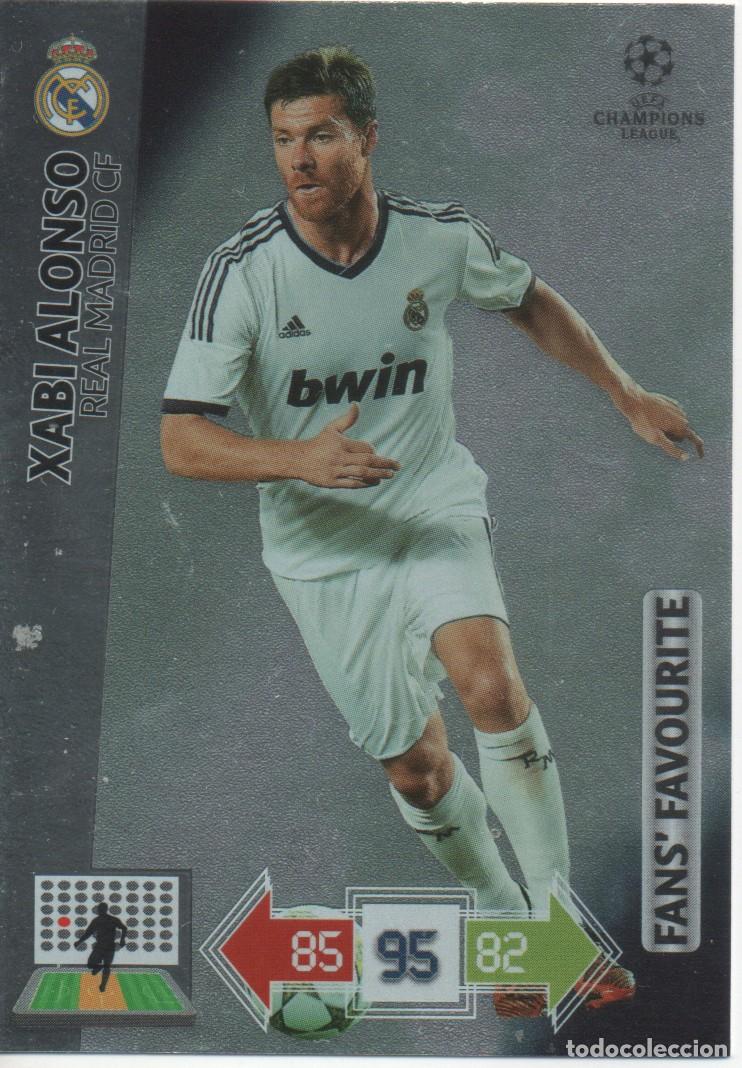 Trading cards: Xabi Alonso (Real Madrid) Fans' Favourite Adrenalyn XL Champions 2012-13 Panini
