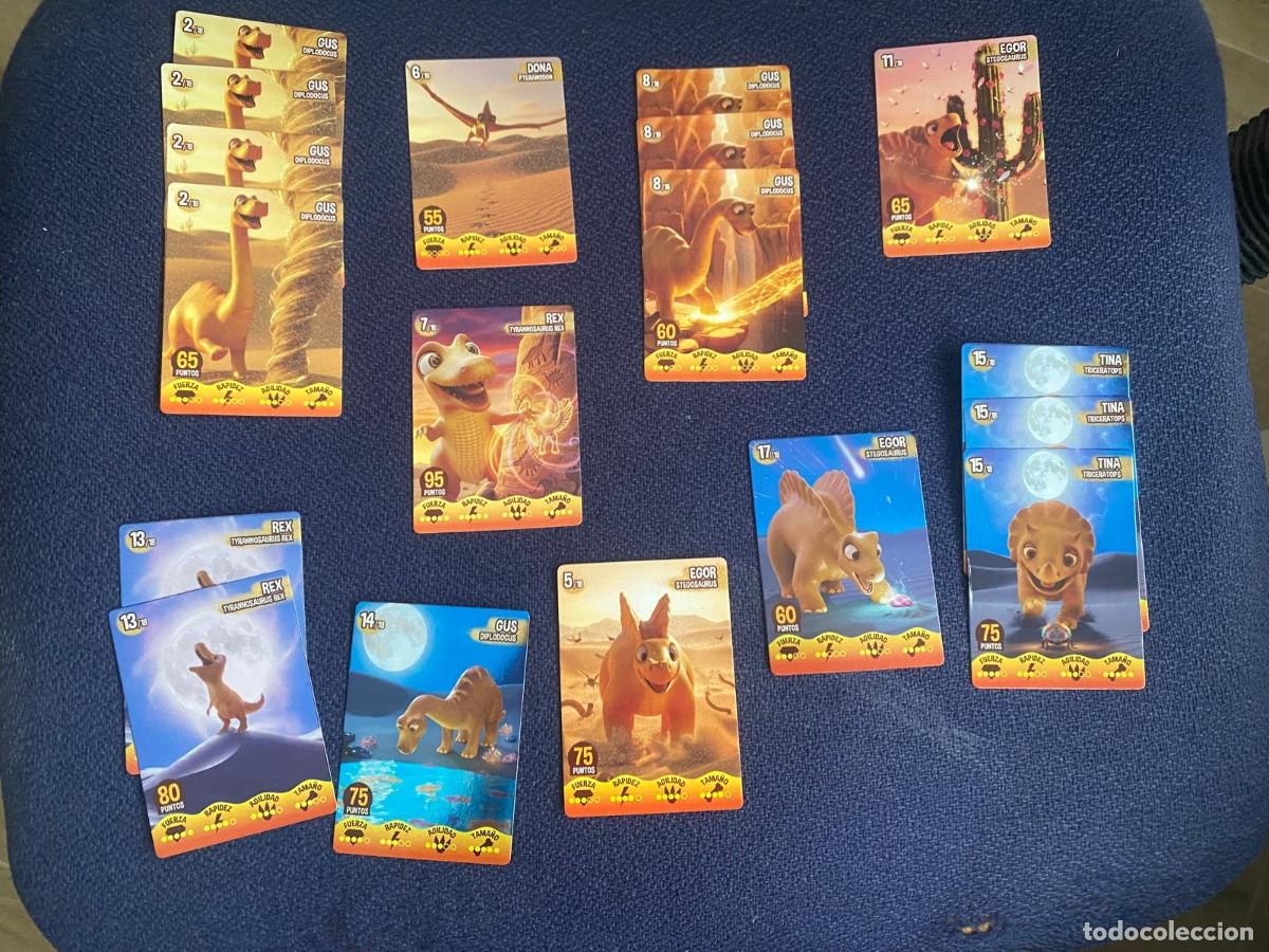 Trading cards: Cartas Dinosaurus 5&ordf; Edicion Cartasaurius Desierto Infinito Cereales Dinosaurios