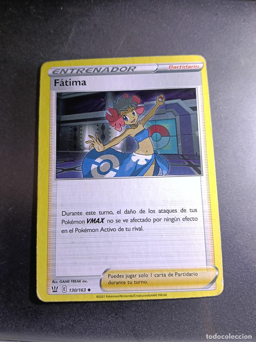 Trading cards: CROMO CARTA ENTRENADOR FATIMA 130/163 PARTIDARIO POKEMON 2021