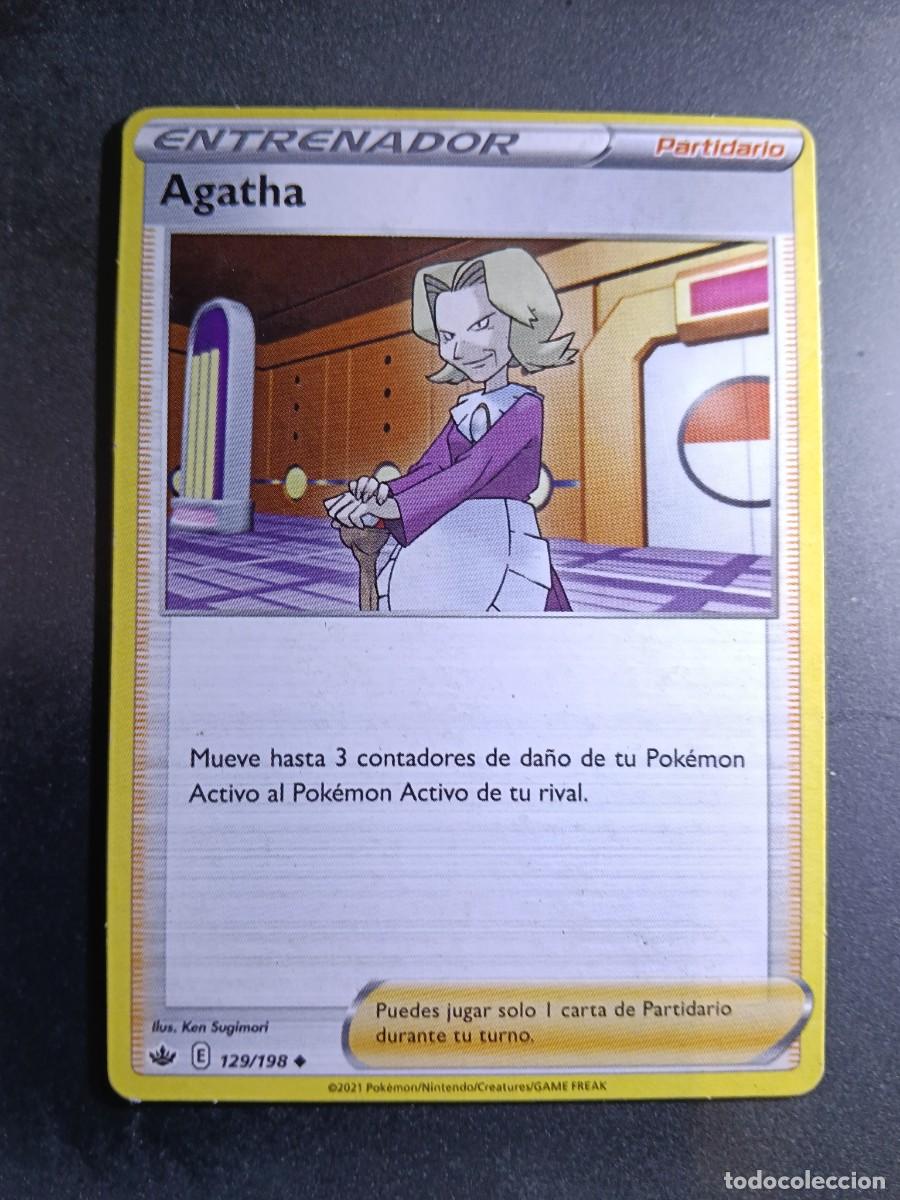 Trading cards: CROMO CARTA ENTRENADOR AGATHA 129/198 PARTIDARIO 2021