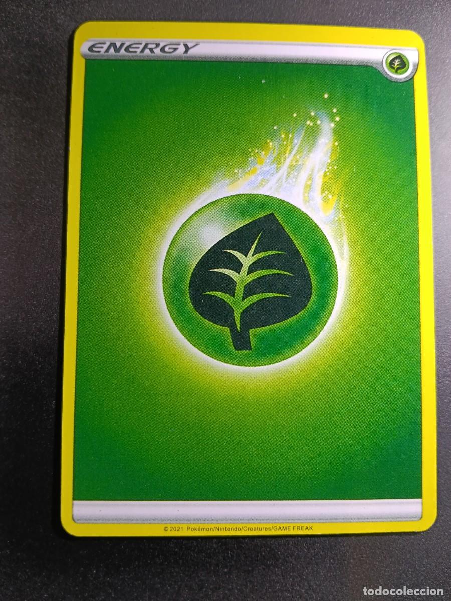Trading cards: CROMO CARTA ENERGY GRASS (ENERGIA PLANTA) POKEMON 2021
