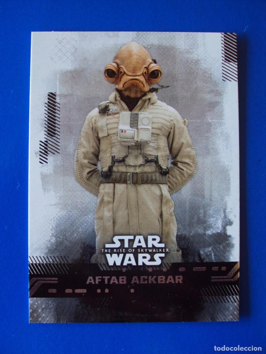 Trading cards: STAR WARS EL ASCENSO DE SKYWALKER 14 BASE AFTAB ACKBAR TOPPS TRADING CARD NUEVA