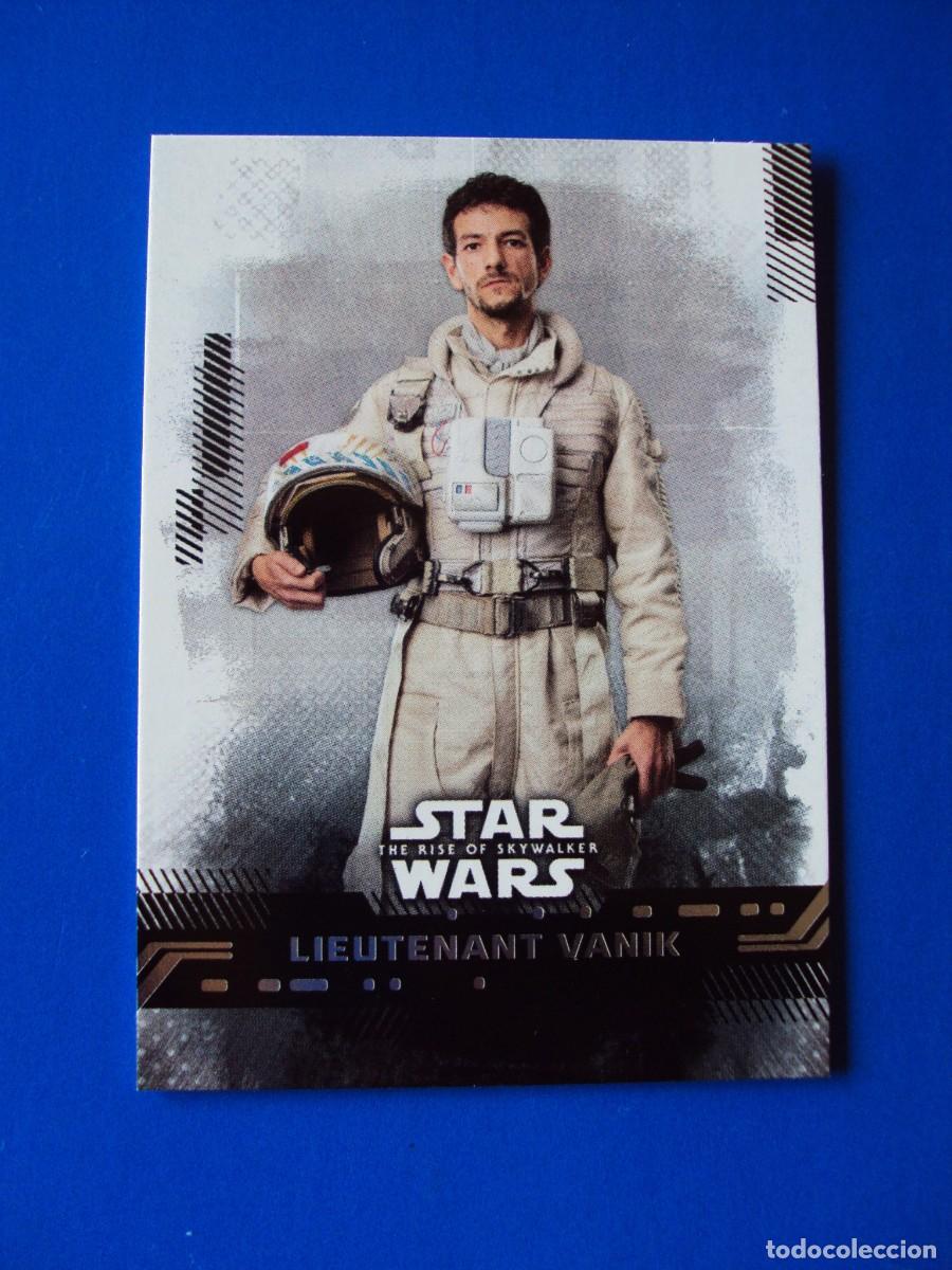 Trading cards: STAR WARS EL ASCENSO DE SKYWALKER N&ordm; 20 BASE LIEUTENANT VANIK TOPPS TRADING CARD NUEVA