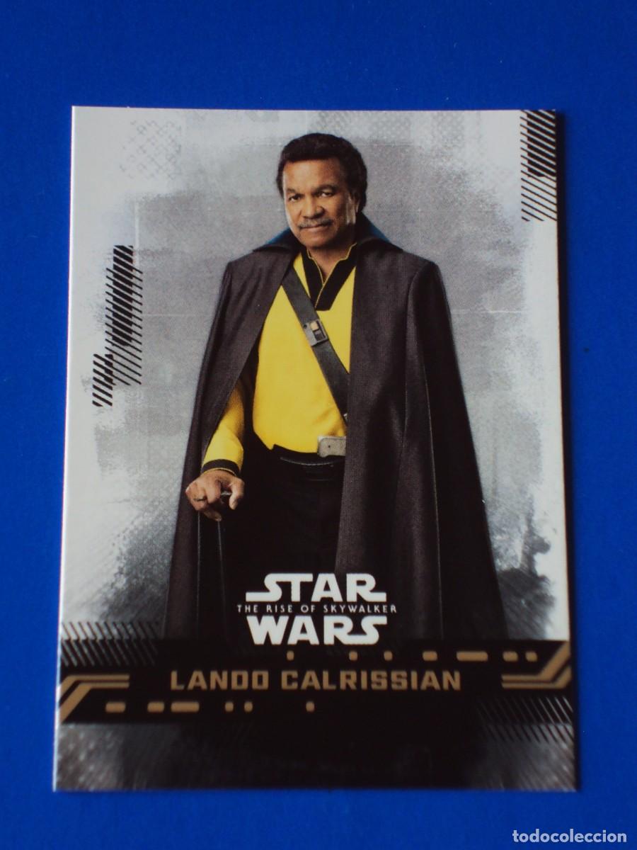 Trading cards: STAR WARS EL ASCENSO DE SKYWALKER N&ordm; 7 BASE LANDO CALRISSIAN TOPPS TRADING CARD NUEVA
