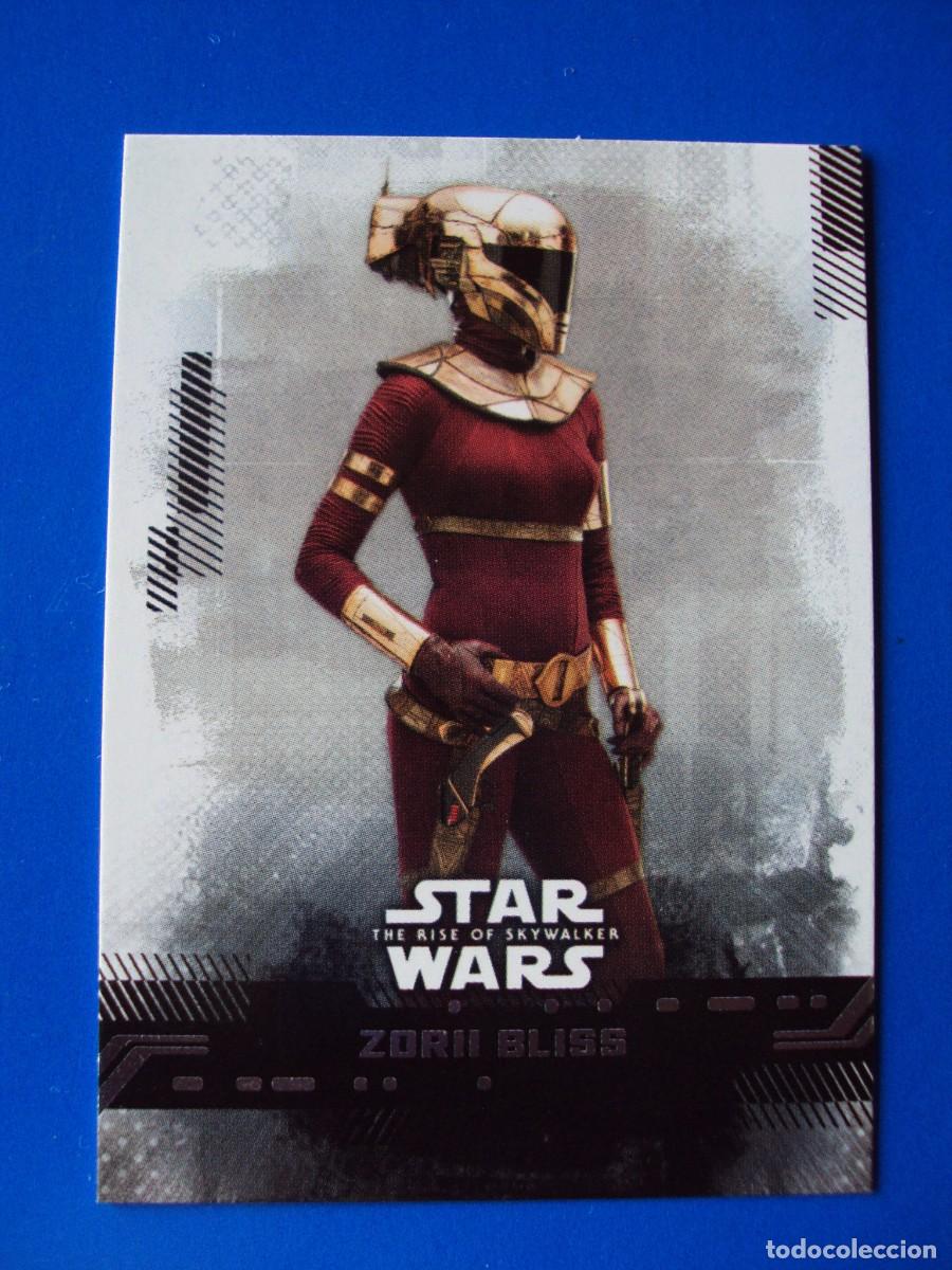 Trading cards: STAR WARS EL ASCENSO DE SKYWALKER N&ordm; 8 BASE ZORII BLISS TOPPS TRADING CARD NUEVA
