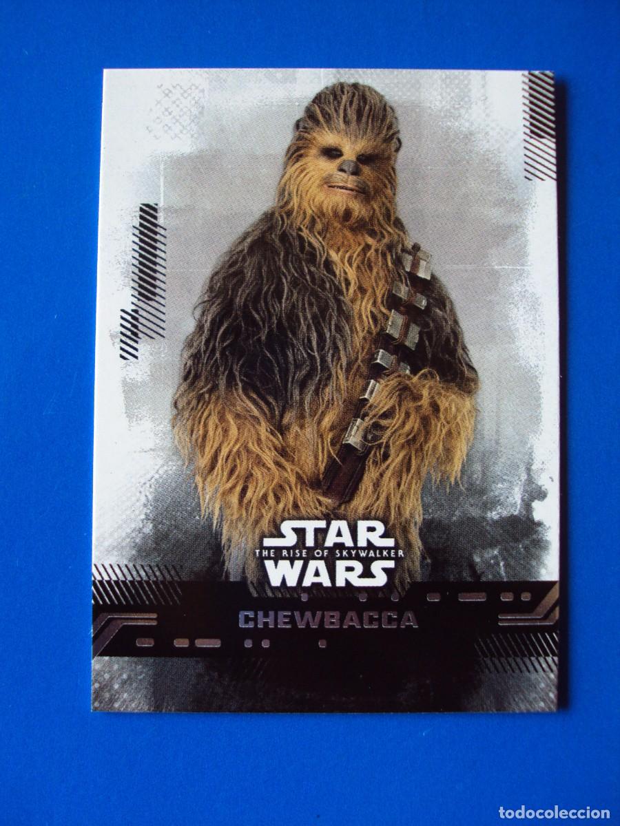 Trading cards: STAR WARS EL ASCENSO DE SKYWALKER N&ordm; 12 BASE CHEWBACCA TOPPS TRADING CARD NUEVA