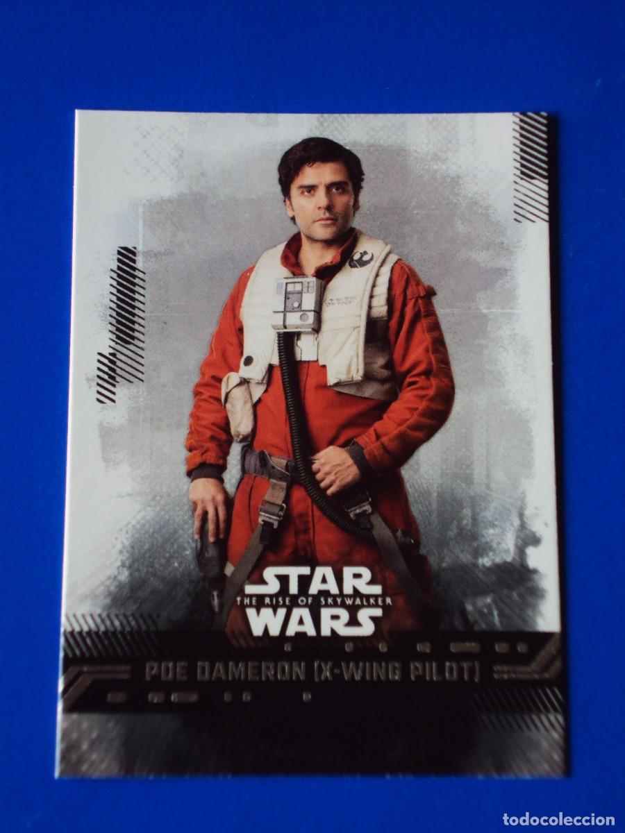 Trading cards: STAR WARS EL ASCENSO DE SKYWALKER N&ordm; 16 BASE POE DAMERON TOPPS TRADING CARD NUEVA