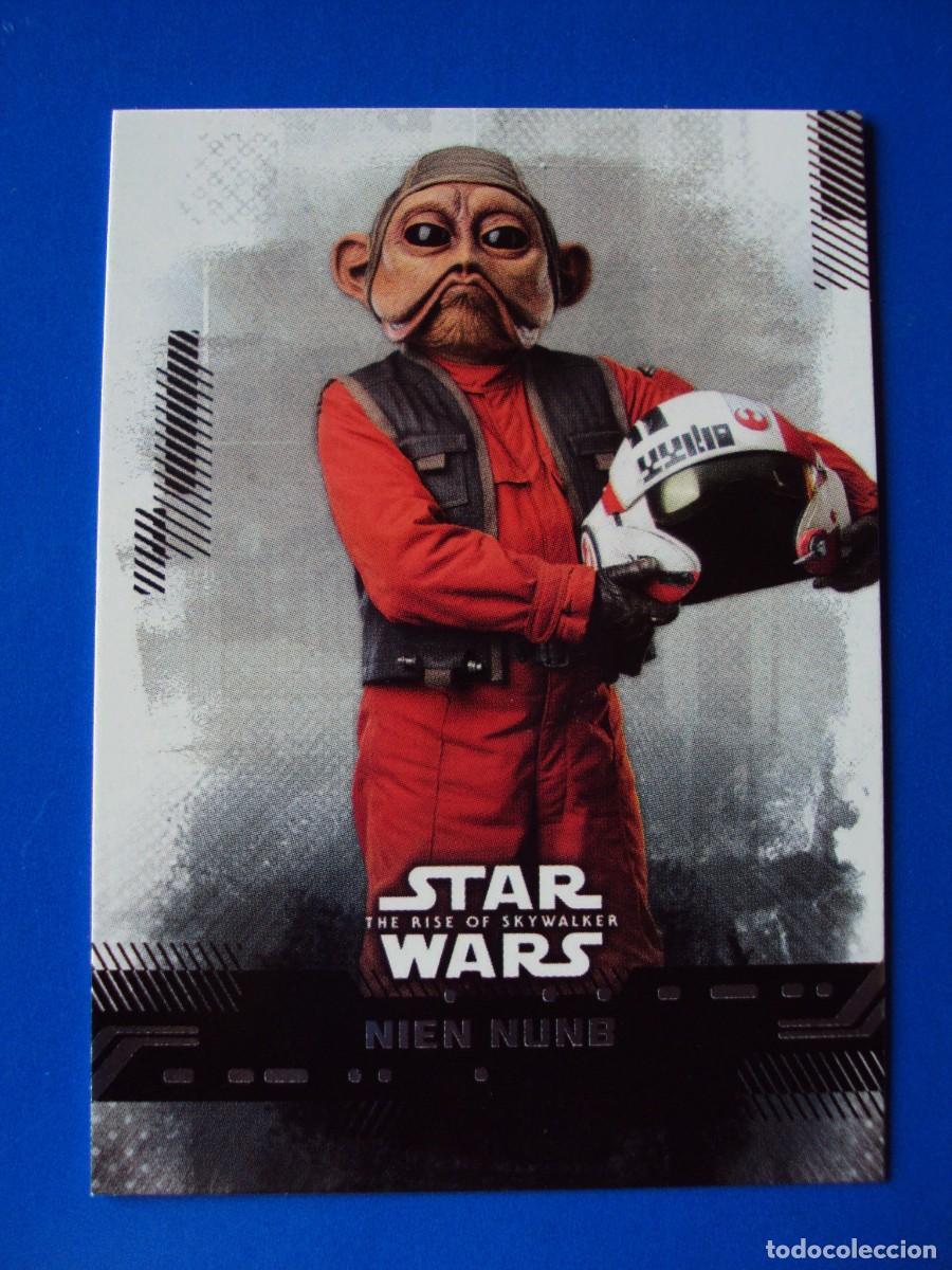 Trading cards: STAR WARS EL ASCENSO DE SKYWALKER N&ordm; 18 BASE NIEN NUNB TOPPS TRADING CARD NUEVA