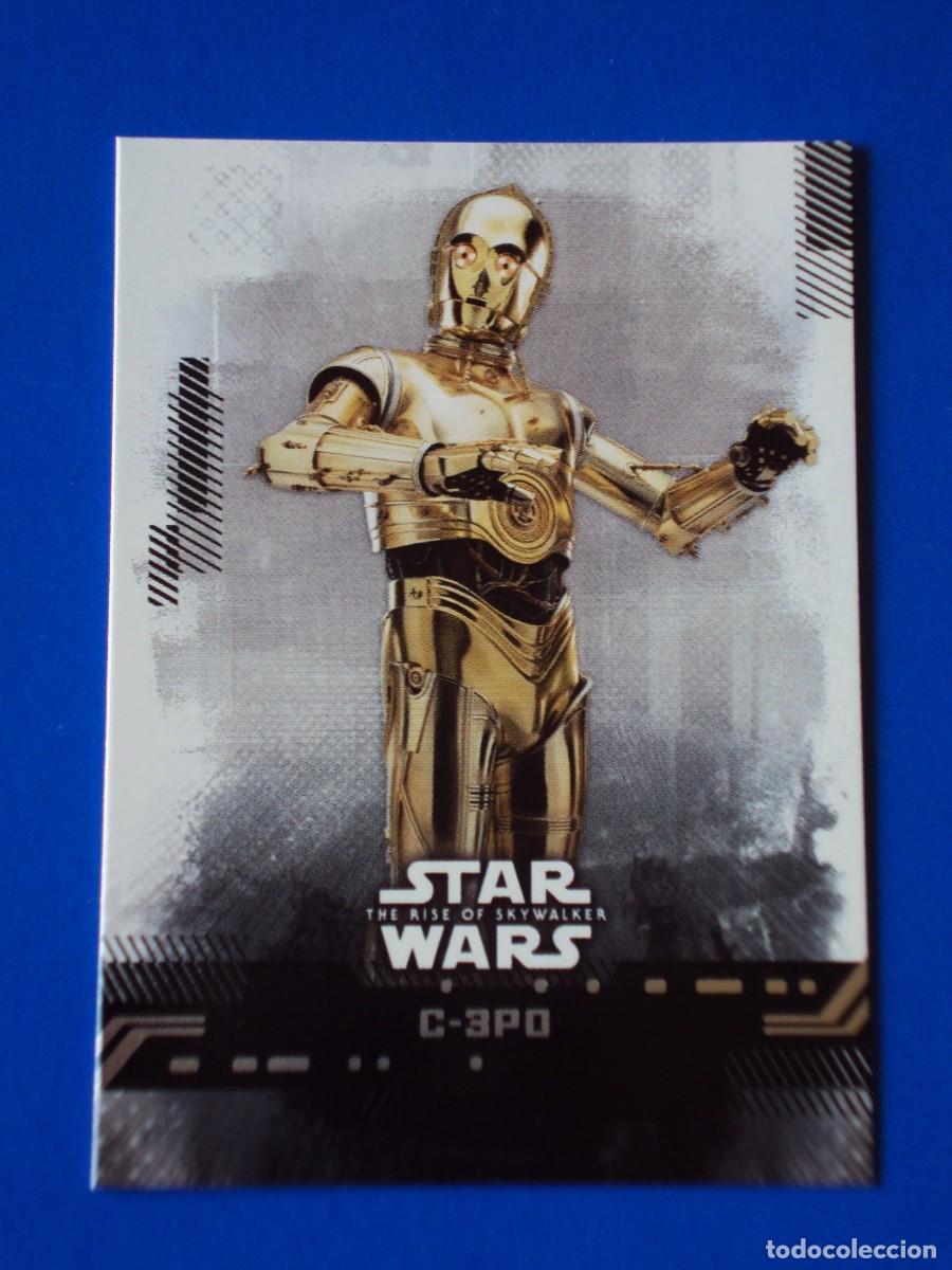 Trading cards: STAR WARS EL ASCENSO DE SKYWALKER N&ordm; 23 BASE C-3PO TOPPS TRADING CARD NUEVA