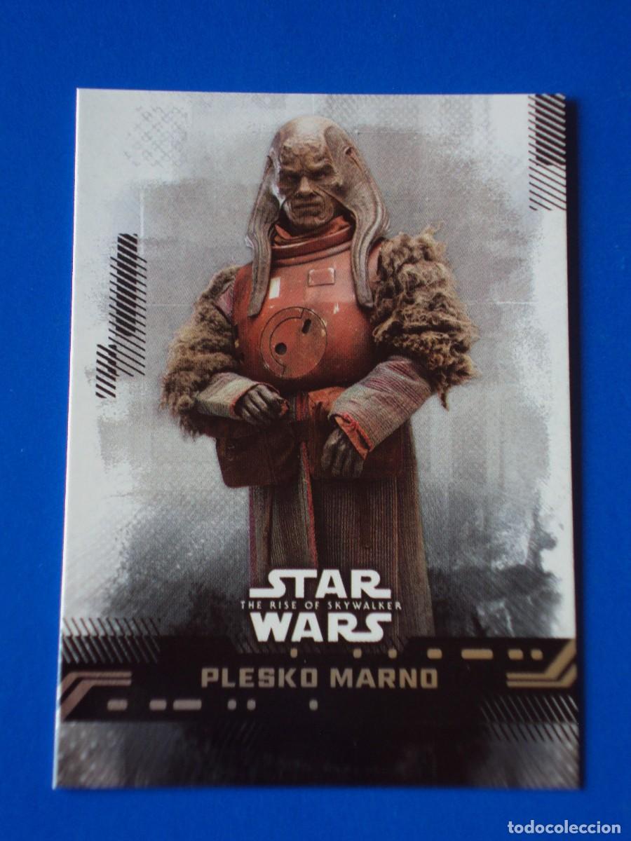 Trading cards: STAR WARS EL ASCENSO DE SKYWALKER N&ordm; 27 BASE PLESKO MARNO TOPPS TRADING CARD NUEVA