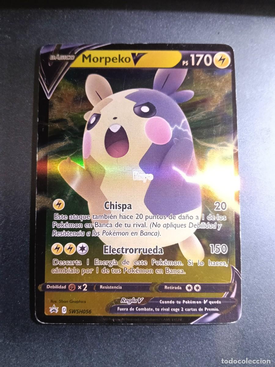 Trading cards: CROMO CARTA MORPEKO V SWSH056 CHISPA ELECTRORRUEDA POKEMON 2020