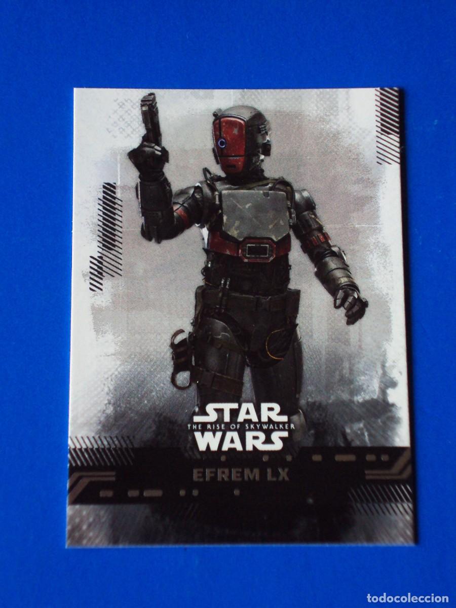 Trading cards: STAR WARS EL ASCENSO DE SKYWALKER N&ordm; 30 BASE EFREM LX TOPPS TRADING CARD NUEVA
