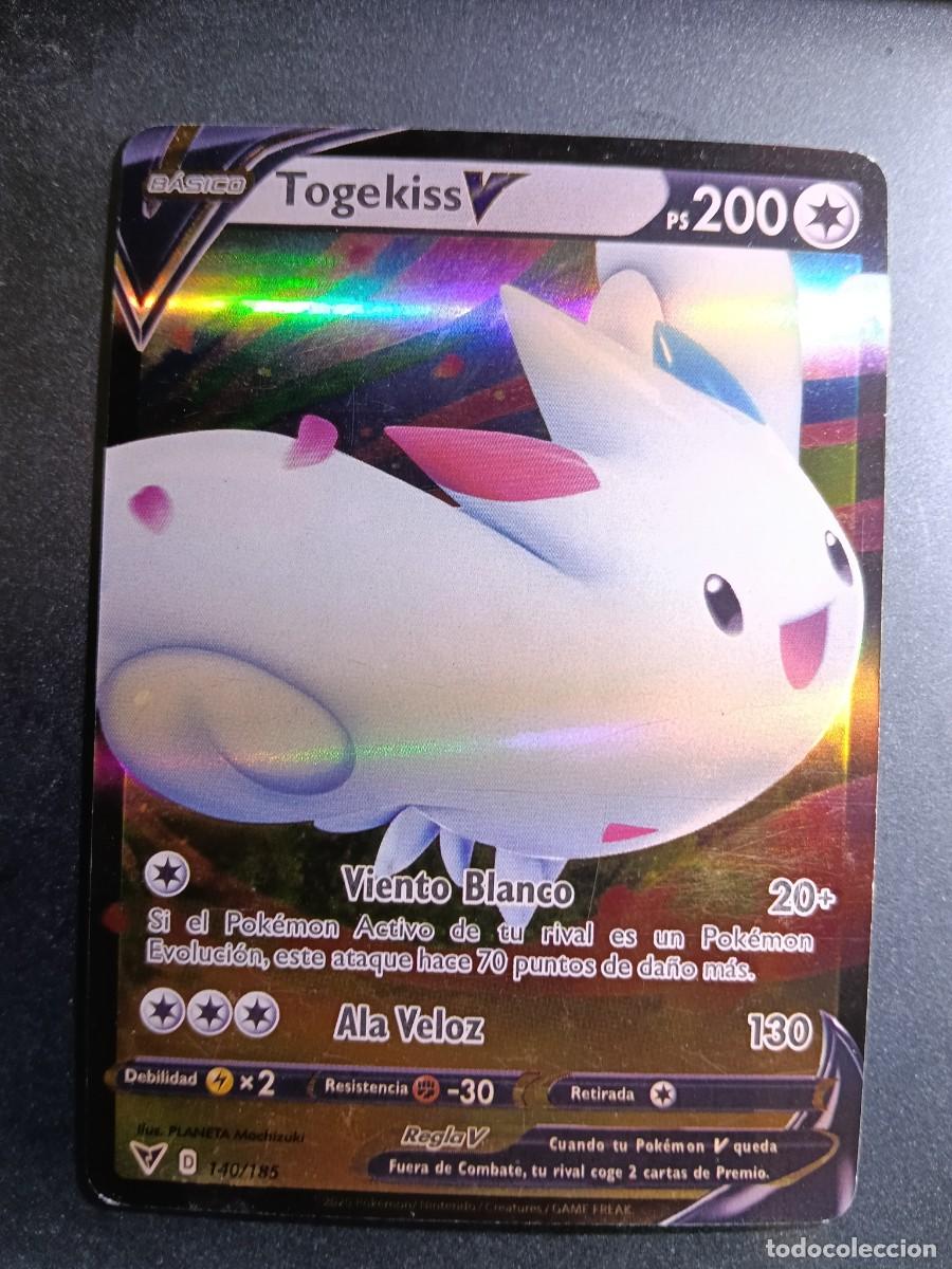 Trading cards: CROMO CARTA TOGEKISS V 140/185 VIENTO BLANCO ALA VELOZ BRILLANTE POKEMON 2020