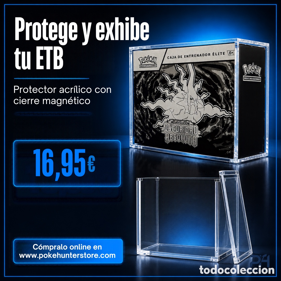Trading cards: Caja Protectora de Acr&iacute;lico para ETB - Foto 1