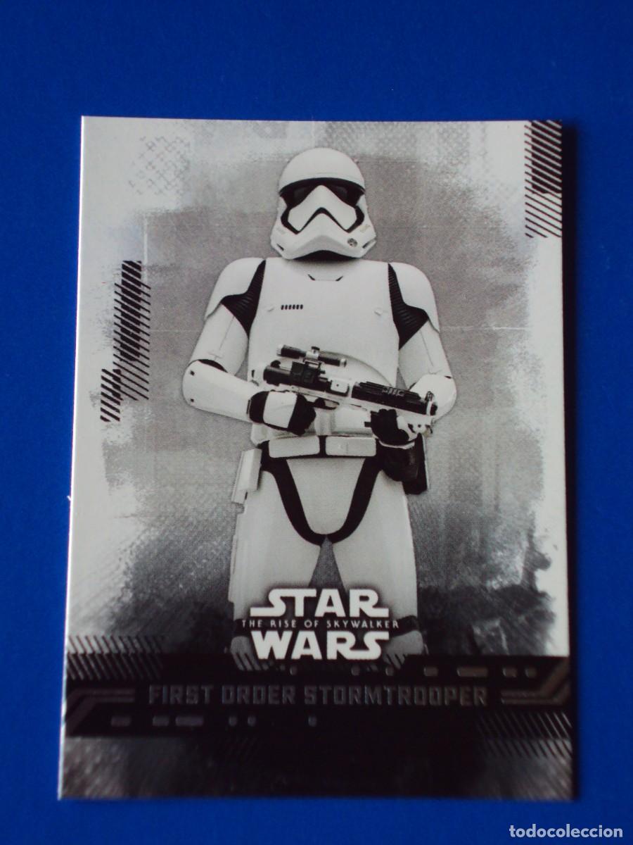 Trading cards: STAR WARS EL ASCENSO DE SKYWALKER N&ordm; 33 BASE FIRST ORDER STORMTROOPER TOPPS TRADING CARD NUEVA