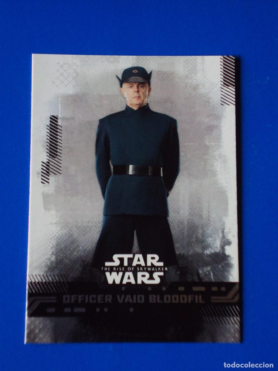 Trading cards: STAR WARS EL ASCENSO DE SKYWALKER N&ordm; 37 BASE OFFICER VAID BLOODFIL TOPPS TRADING CARD NUEVA