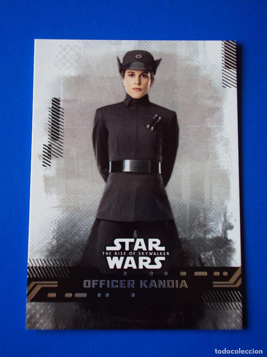 Trading cards: STAR WARS EL ASCENSO DE SKYWALKER N&ordm; 38 OFFICER KANDIA BASE TOPPS TRADING CARD NUEVA