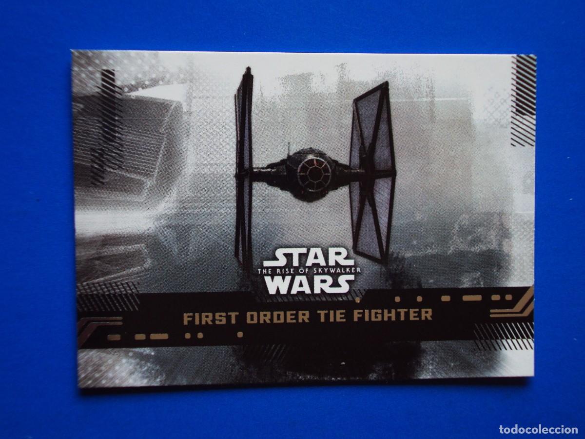 Trading cards: STAR WARS EL ASCENSO DE SKYWALKER N&ordm; 50 BASE F ORDER TIE FIGHTER TOPPS TRADING CARD NUEVA