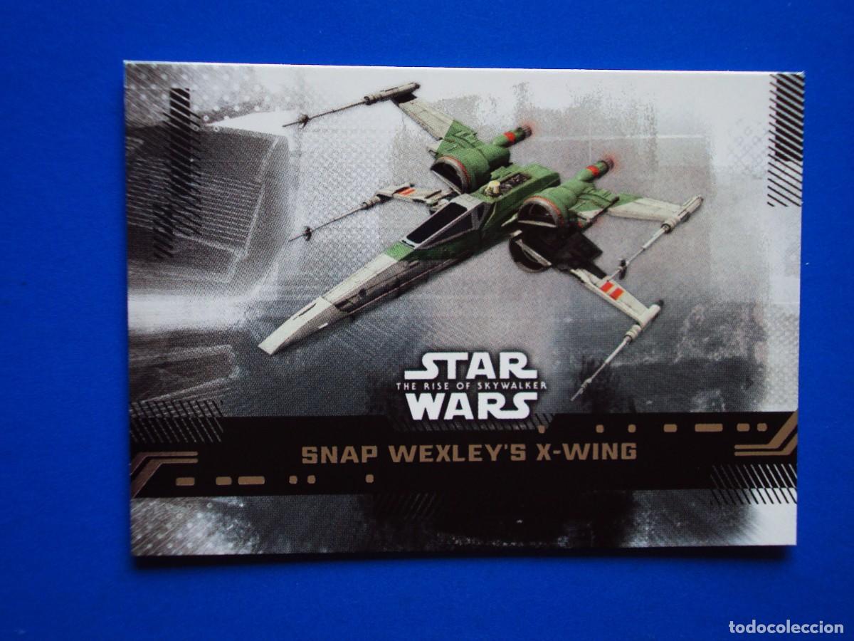 Trading cards: STAR WARS EL ASCENSO DE SKYWALKER N&ordm; 52 BASE SNAP WEXLEY&acute;S X-WING TOPPS TRADING CARD NUEVA