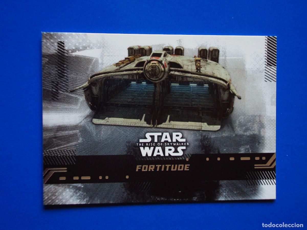 Trading cards: STAR WARS EL ASCENSO DE SKYWALKER N&ordm; 56 BASE FORTITUDE TOPPS TRADING CARD NUEVA