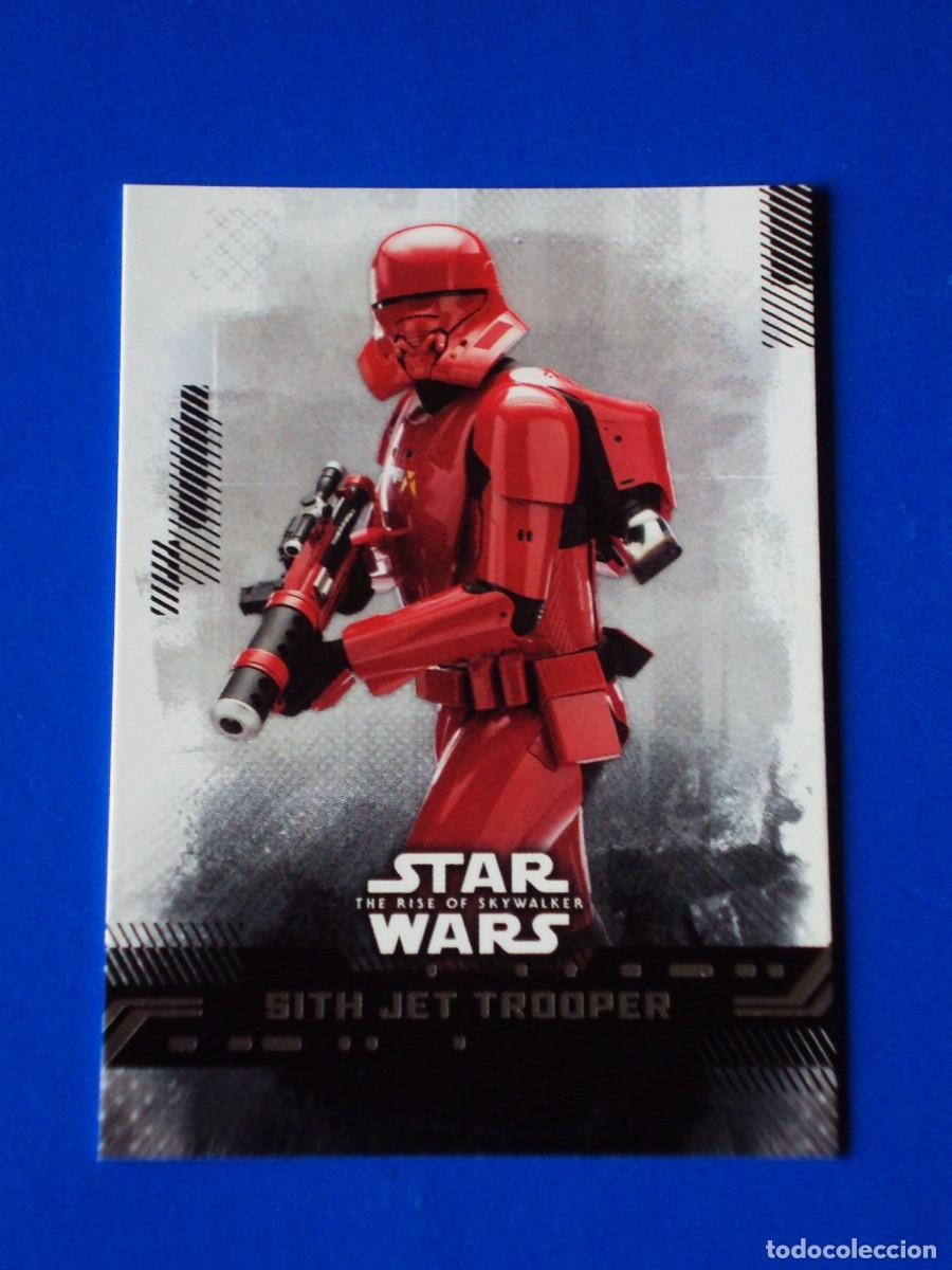Trading cards: STAR WARS EL ASCENSO DE SKYWALKER N&ordm; 41 BASE SITH JET TROOPER TOPPS TRADING CARD NUEVA