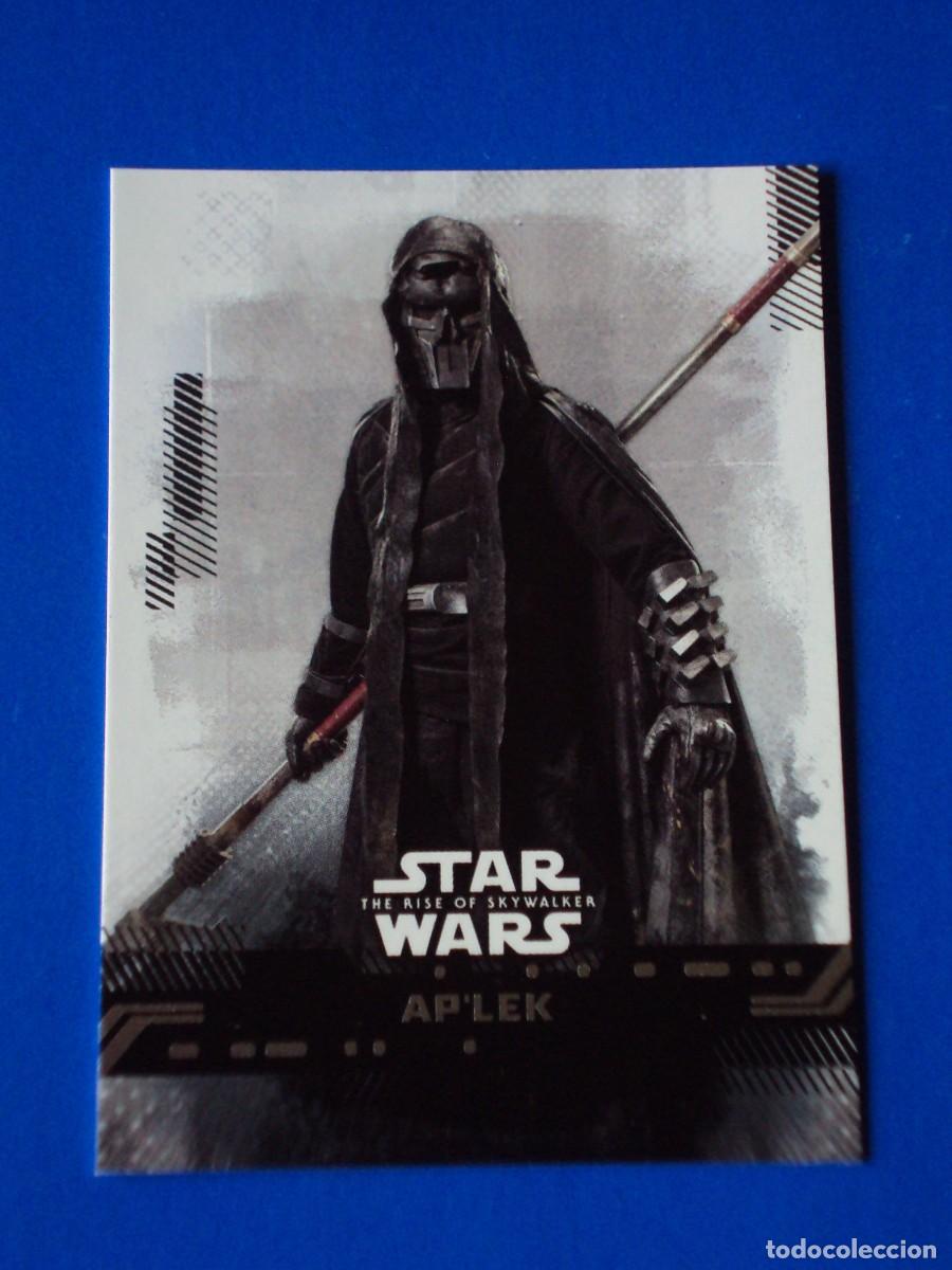 Trading cards: STAR WARS EL ASCENSO DE SKYWALKER N&ordm; 45 BASE AP&acute;LEK TOPPS TRADING CARD NUEVA
