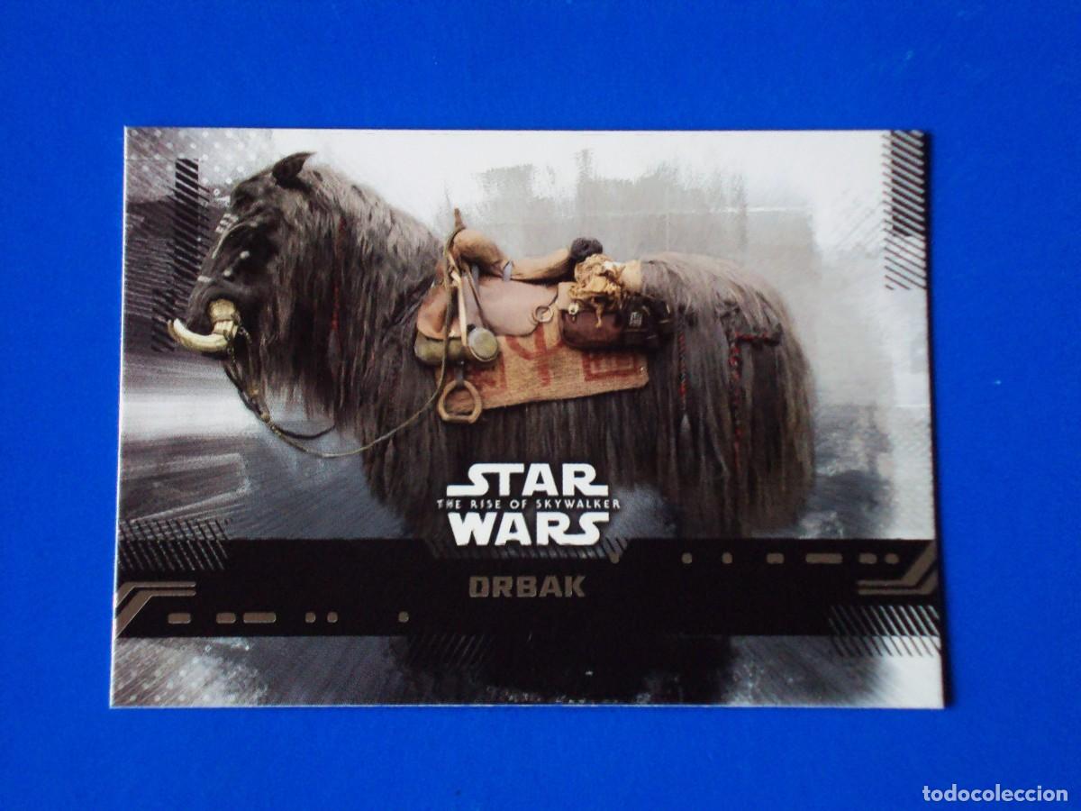 Trading cards: STAR WARS EL ASCENSO DE SKYWALKER N&ordm; 47 BASE ORBAK TOPPS TRADING CARD NUEVA