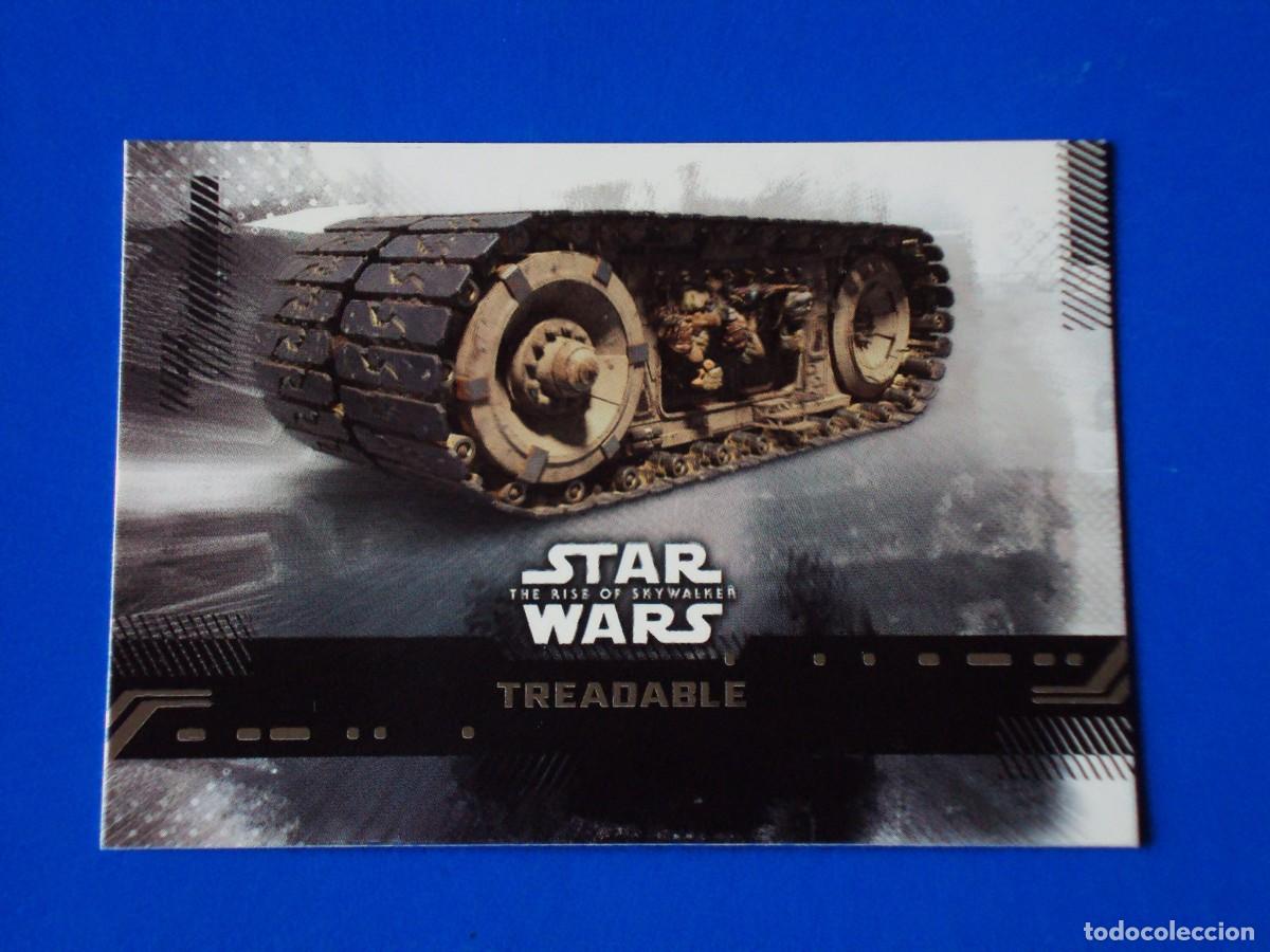 Trading cards: STAR WARS EL ASCENSO DE SKYWALKER N&ordm; 58 BASE TREADABLE TOPPS TRADING CARD NUEVA