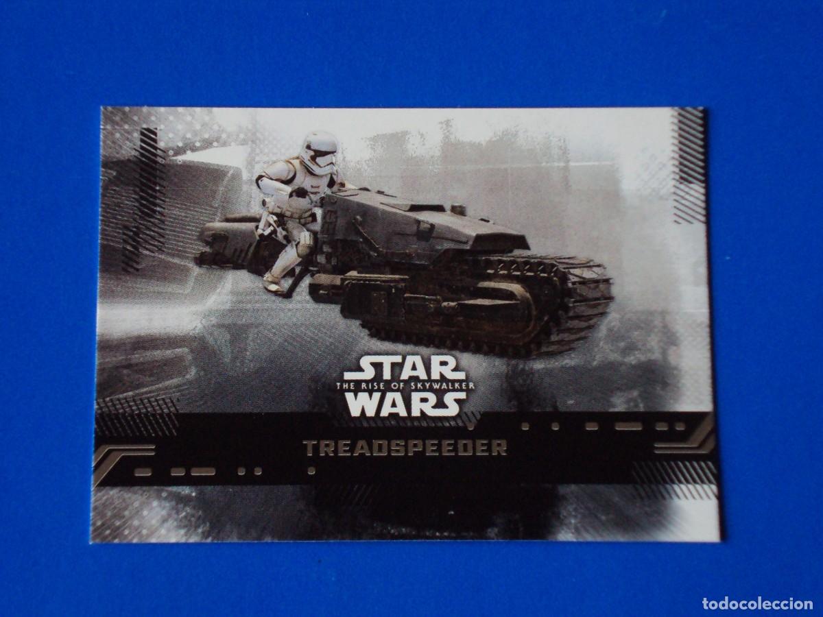 Trading cards: STAR WARS EL ASCENSO DE SKYWALKER N&ordm; 59 BASE TREADSPEEDER TOPPS TRADING CARD NUEVA