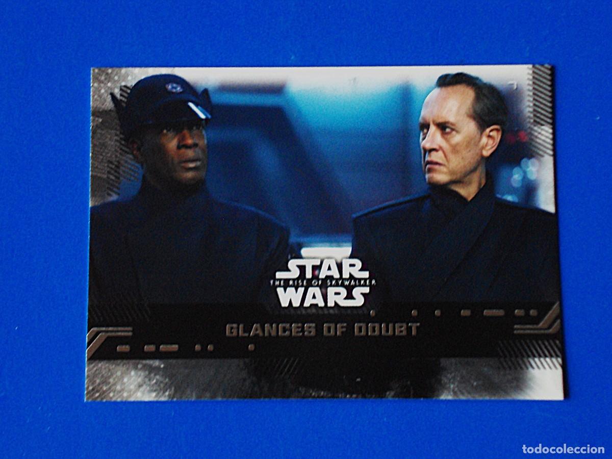 Trading cards: STAR WARS EL ASCENSO DE SKYWALKER N&ordm; 60 BASE GLANCES OF DOUBT TOPPS TRADING CARD NUEVA
