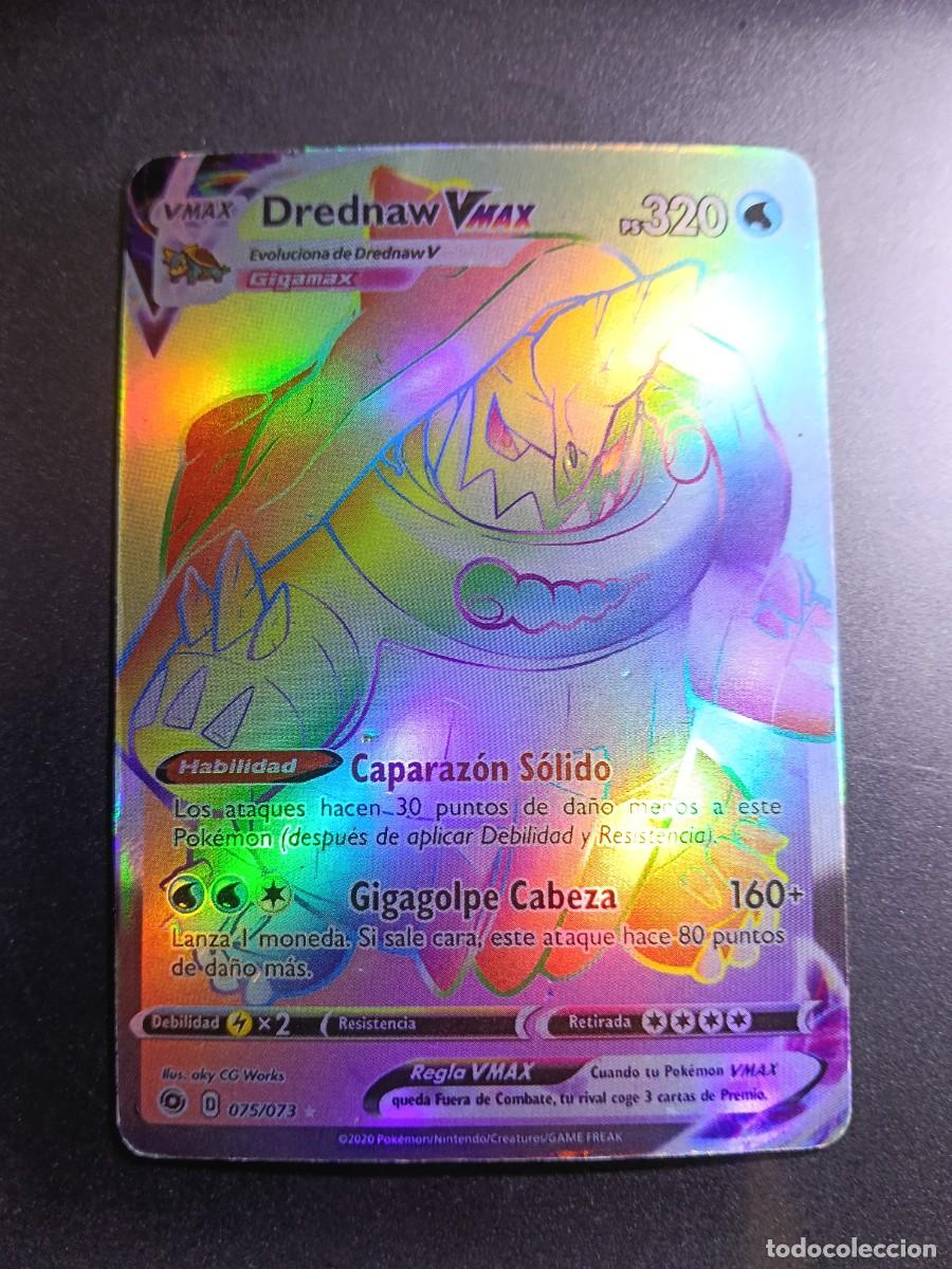 Trading cards: CROMO CARTA DREDNAW VMAX 75/73 CAPARAZON SOLIDO GIGAGOLPE CABEZA BRILLANTE POKEMON 2020