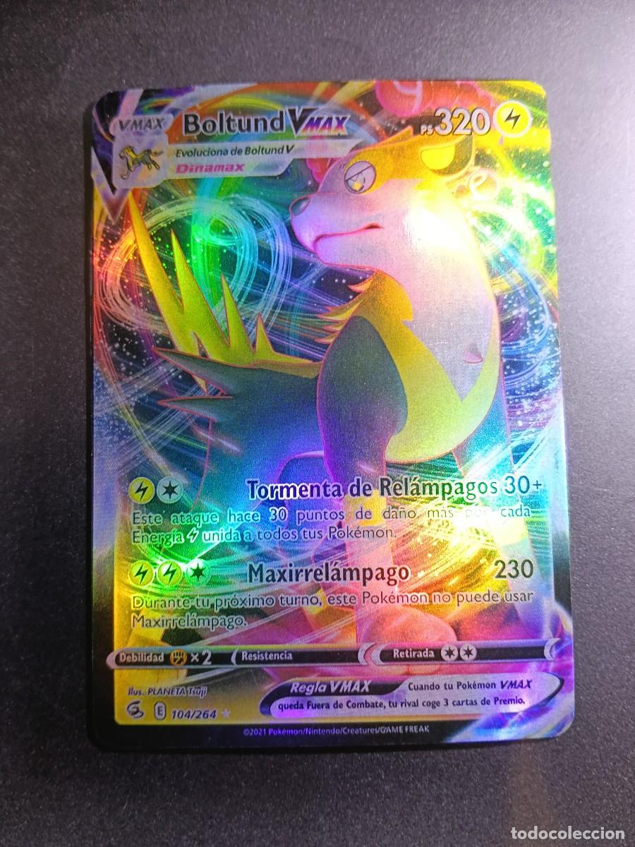 Trading cards: CROMO CARTA BOLTUND VMAX 104/164 TORMENTA DE RELAMPAGOS MAXIRRELAMPAGO BRILLANTE POKEMON 2021
