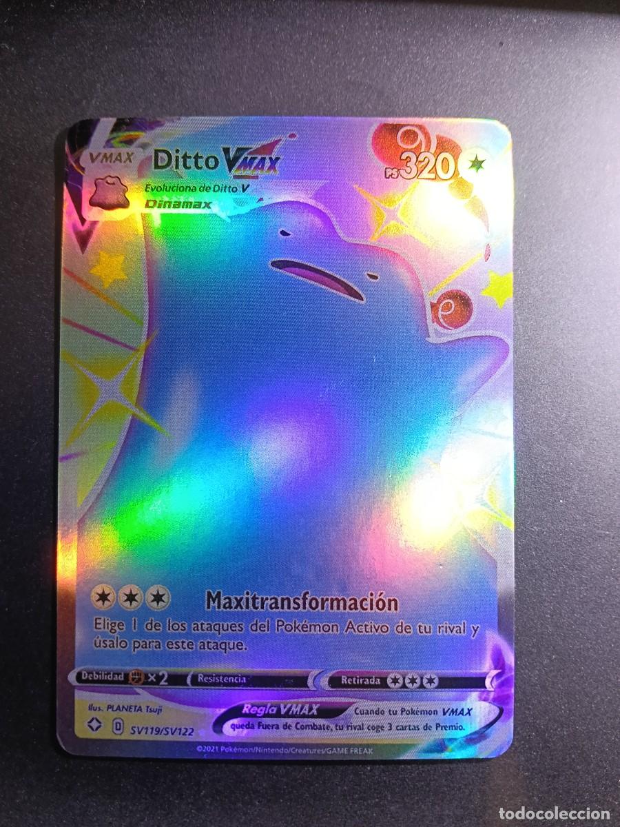 Trading cards: CROMO CARTA DITTO VMAX SV119/SV122 MAXITRANSFORMACION BRILLANTE POKEMON 2021