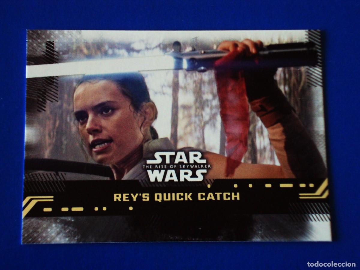 Trading cards: STAR WARS EL ASCENSO DE SKYWALKER N&ordm; 68 BASE REY&acute;S QUICK CATCH TOPPS TRADING CARD NUEVA