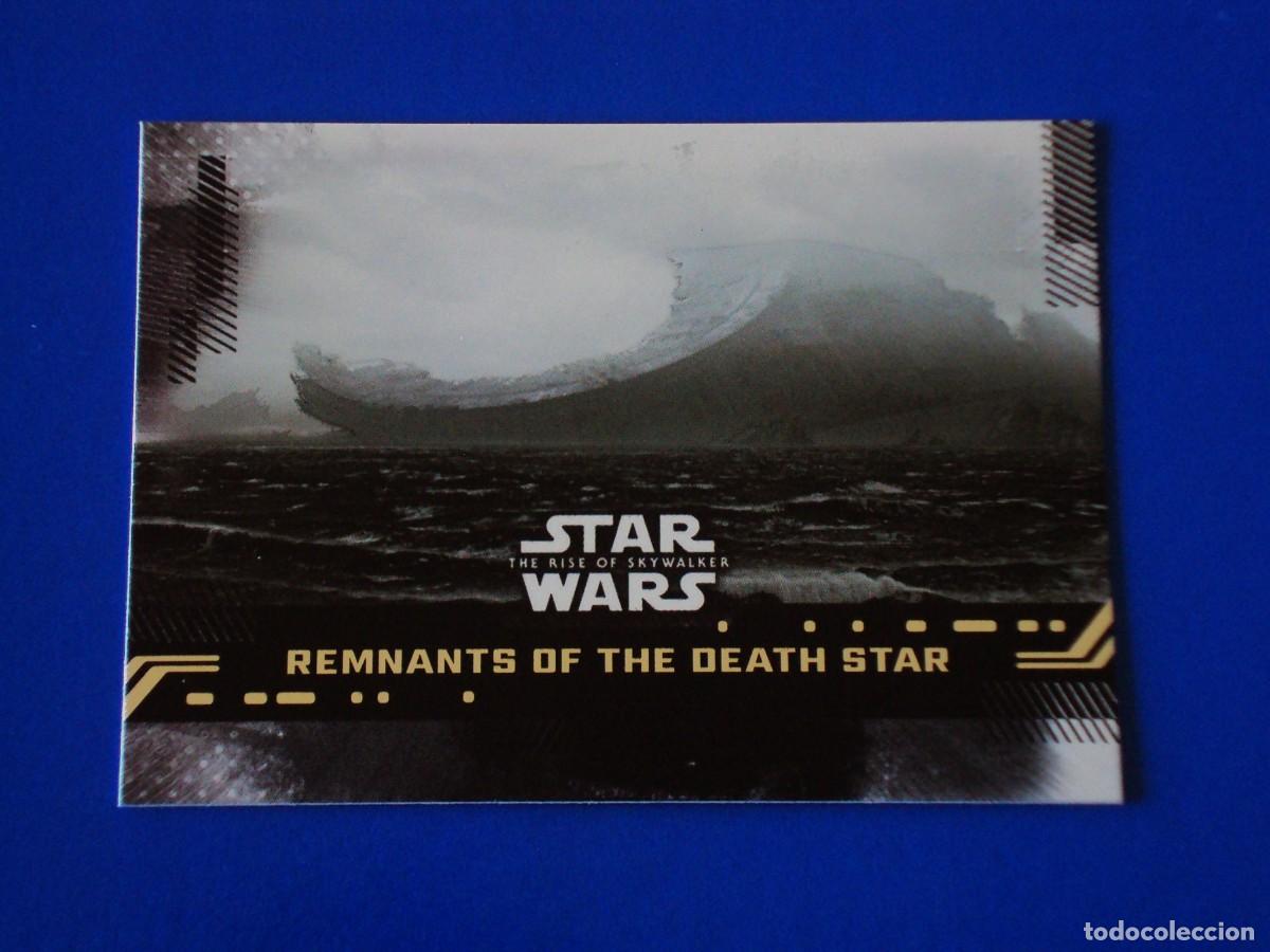 Trading cards: STAR WARS EL ASCENSO DE SKYWALKER N&ordm; 69 BASE REMNANTS OF THE DEATH STAR TOPPS TRADING CARD NUEVA