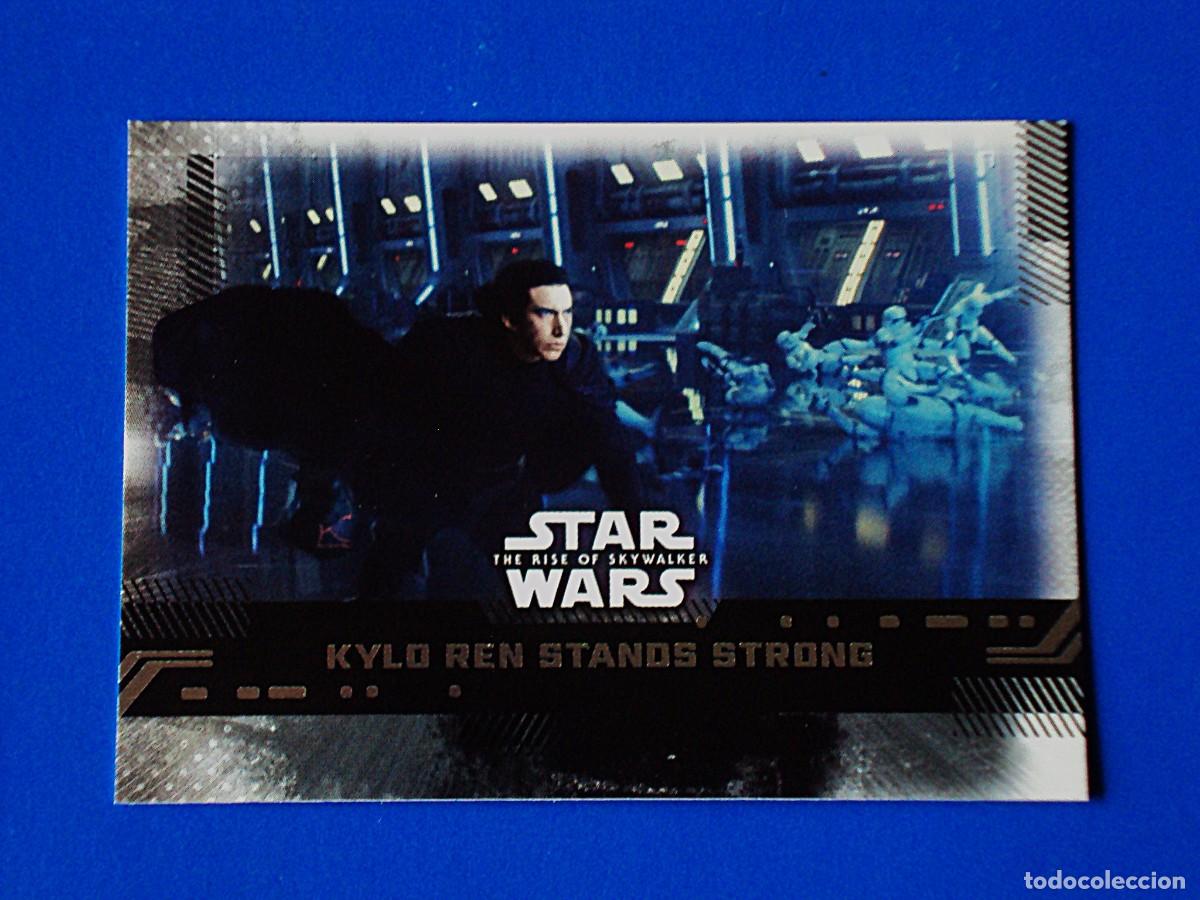 Trading cards: STAR WARS EL ASCENSO DE SKYWALKER N&ordm; 71 BASE KYLO REN STANDS STRONG TOPPS TRADING CARD NUEVA