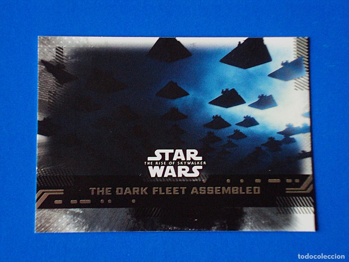 Trading cards: STAR WARS EL ASCENSO DE SKYWALKER N&ordm; 74 BASE THE DARK FLEET ASSEMBLED TOPPS TRADING CARD NUEVA