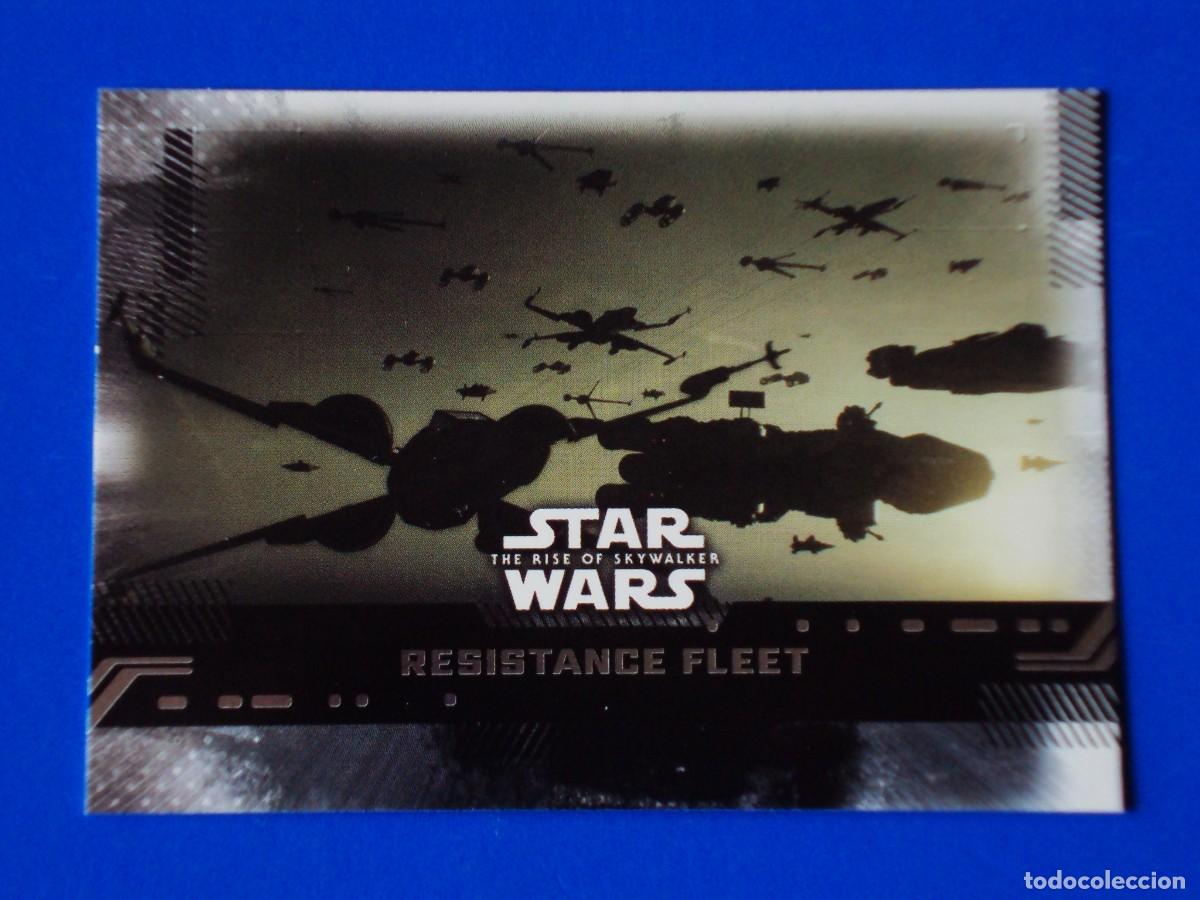 Trading cards: STAR WARS EL ASCENSO DE SKYWALKER N&ordm; 78 BASE RESISTANCE FLEET TOPPS TRADING CARD NUEVA