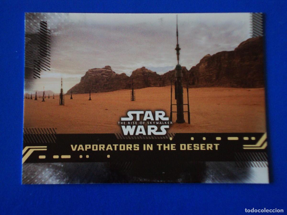 Trading cards: STAR WARS EL ASCENSO DE SKYWALKER N&ordm; 79 BASE VAPORATORS IN THE DESERT TOPPS TRADING CARD NUEVA