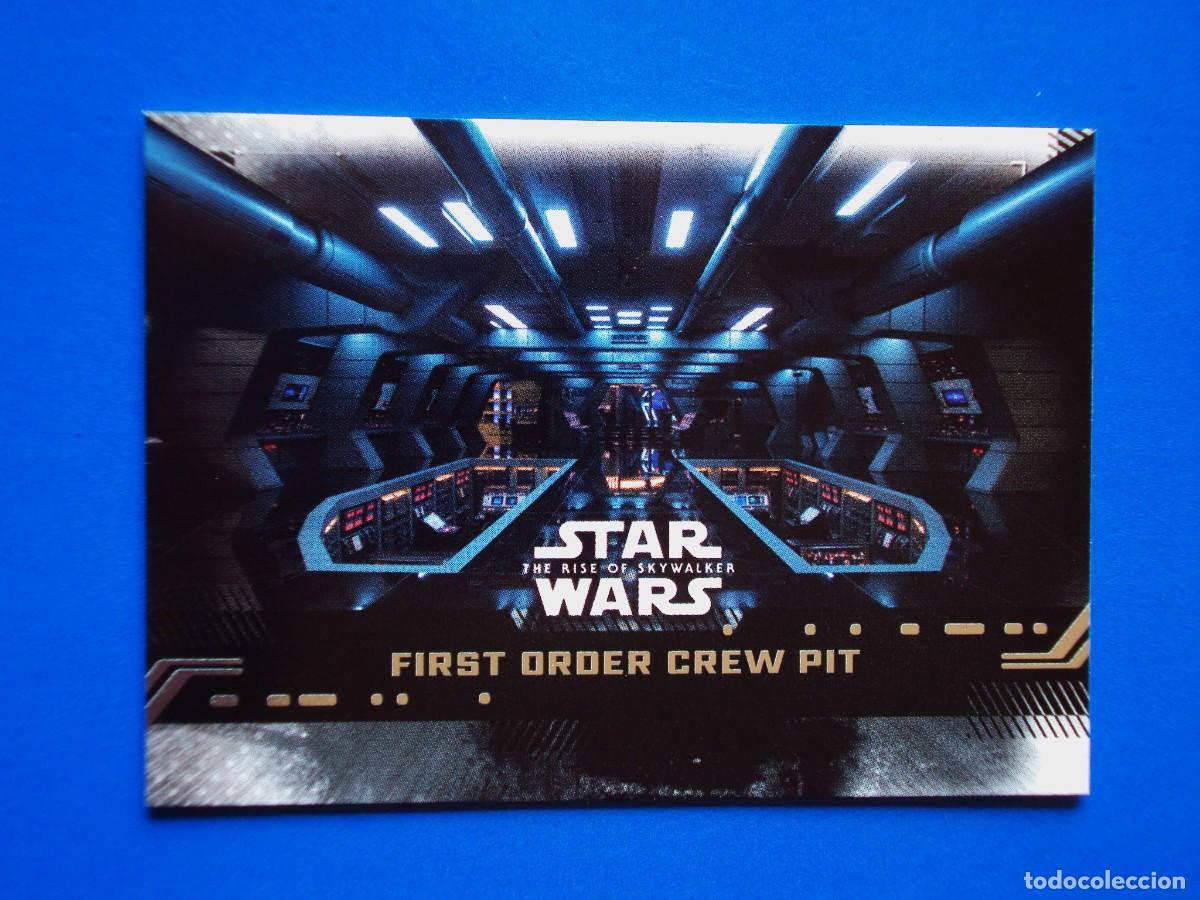 Trading cards: STAR WARS EL ASCENSO DE SKYWALKER N&ordm; 85 BASE FIRST ORDER CREW PIT TOPPS TRADING CARD NUEVA