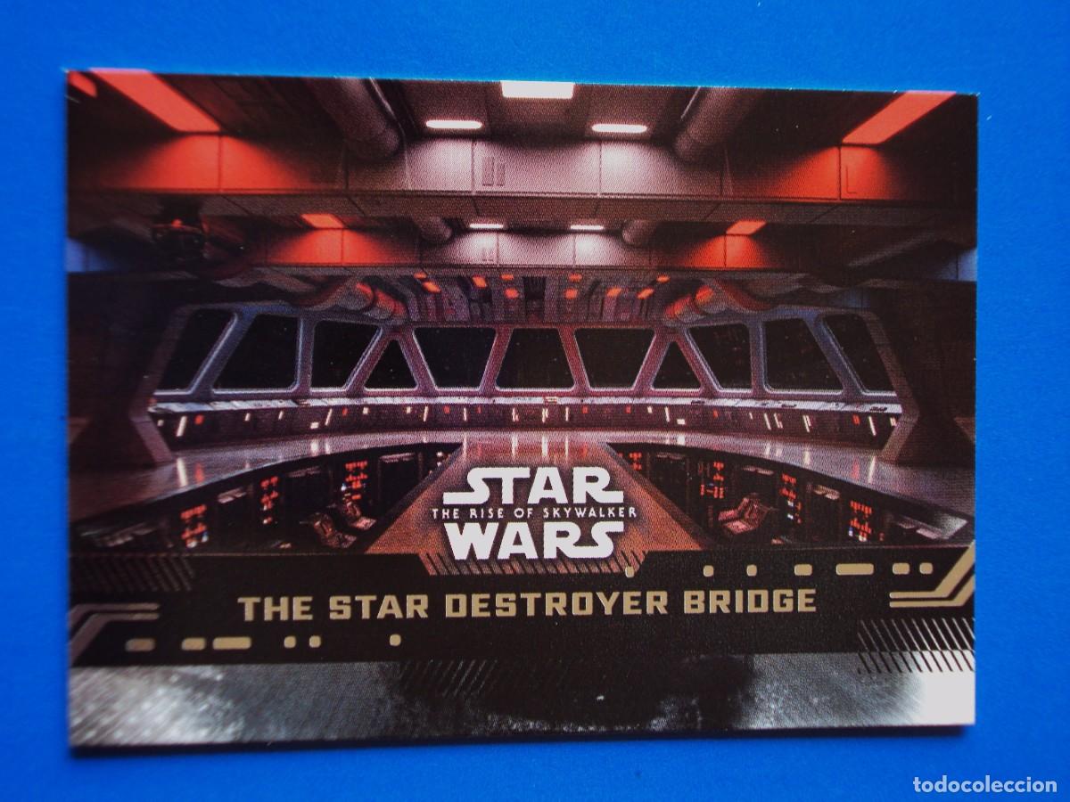 Trading cards: STAR WARS EL ASCENSO DE SKYWALKER N&ordm; 87 BASE THE STAR DESTROYER BRIDGE TOPPS TRADING CARD NUEVA