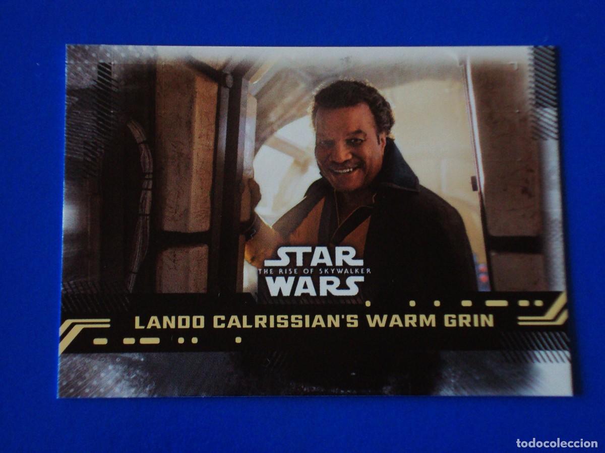 Trading cards: STAR WARS EL ASCENSO DE SKYWALKER N&ordm; 84 BASE LANDO CALRISSIAN&acute;S WARM GRIN TOPPS TRADING CARD NUEVA