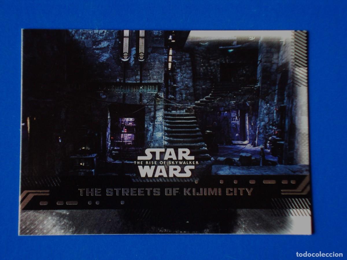 Trading cards: STAR WARS EL ASCENSO DE SKYWALKER N&ordm; 86 BASE THE STREETS OF KIJIMI CITY TOPPS TRADING CARD NUEVA
