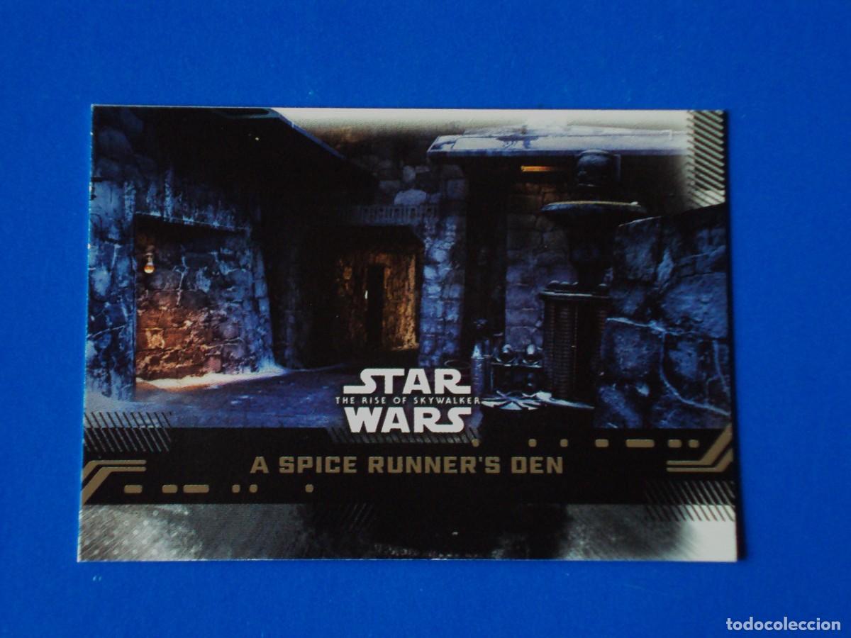 Trading cards: STAR WARS EL ASCENSO DE SKYWALKER N&ordm; 89 BASE A SPICE RUNNER&acute;S DEN TOPPS TRADING CARD NUEVA