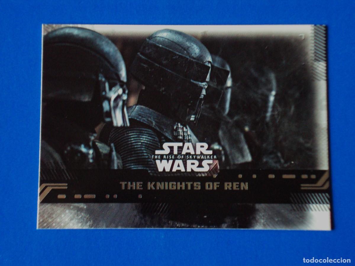 Trading cards: STAR WARS EL ASCENSO DE SKYWALKER N&ordm; 92 BASE THE KNIGHTS OF REN TOPPS TRADING CARD NUEVA