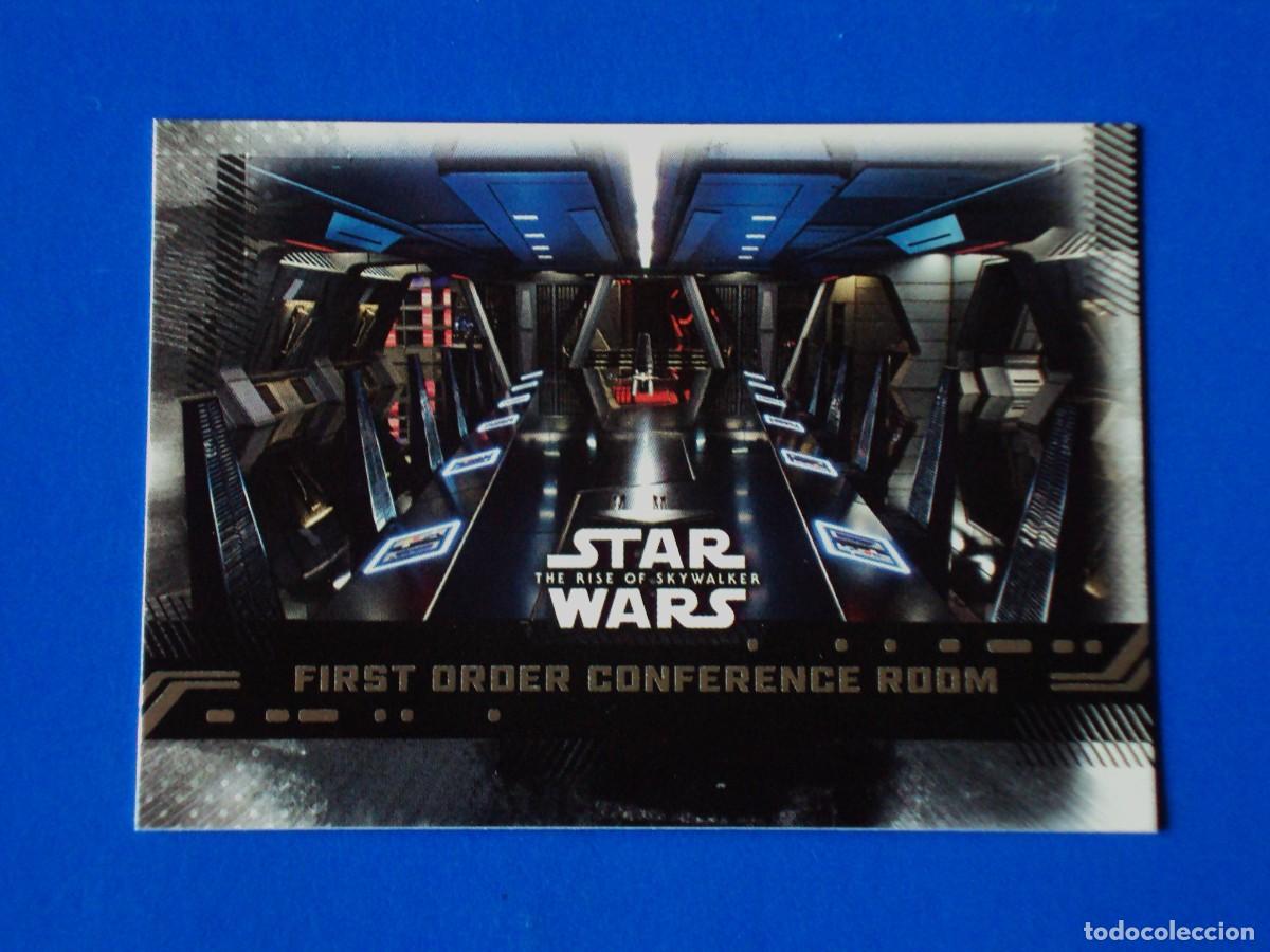 Trading cards: STAR WARS EL ASCENSO DE SKYWALKER N&ordm; 96 BASE FIRST ORDER CONFERENCE ROOM TOPPS TRADING CARD NUEVA