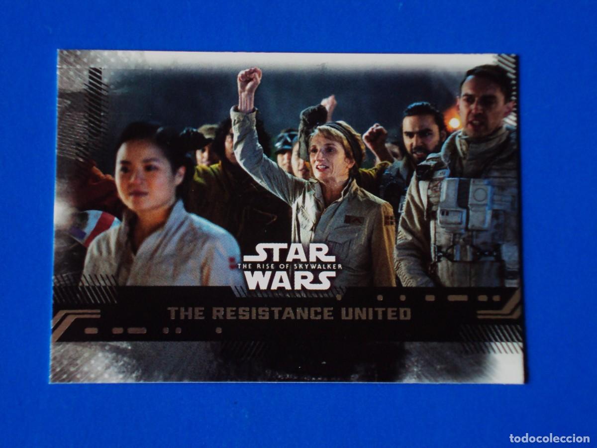 Trading cards: STAR WARS EL ASCENSO DE SKYWALKER N&ordm; 98 BASE THE RESISTANCE UNITED TOPPS TRADING CARD NUEVA