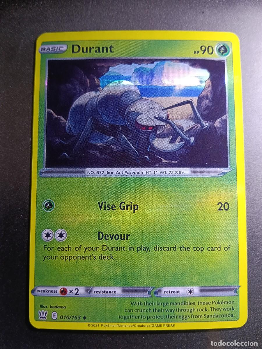 Trading cards: CROMO DURANT 10/163 VISE GRIP DEVOUR BRILLANTE POKEMON 2021